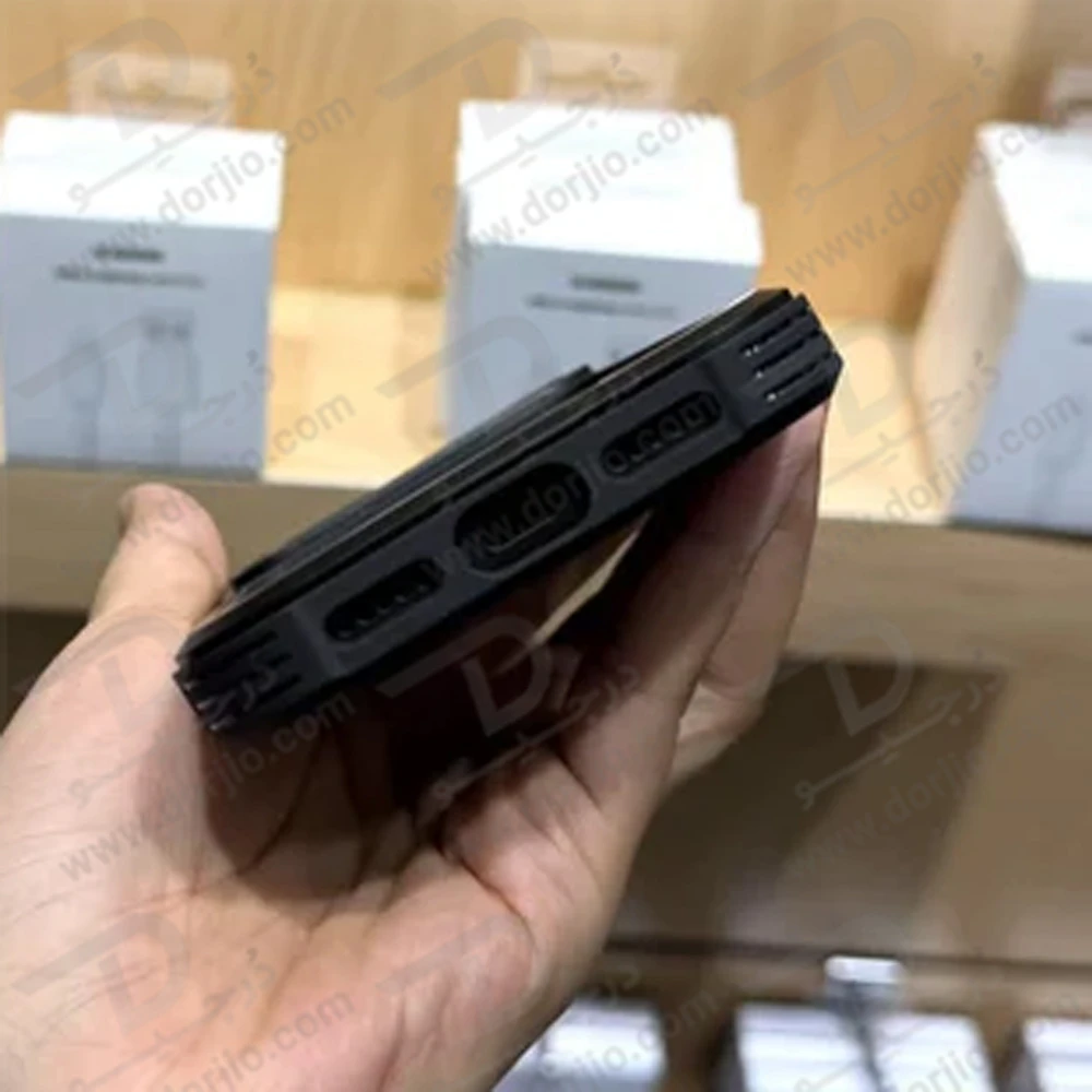 قاب شفاف فریم فلزی iPhone 17 Pro مدل Ares مارک KZDOO