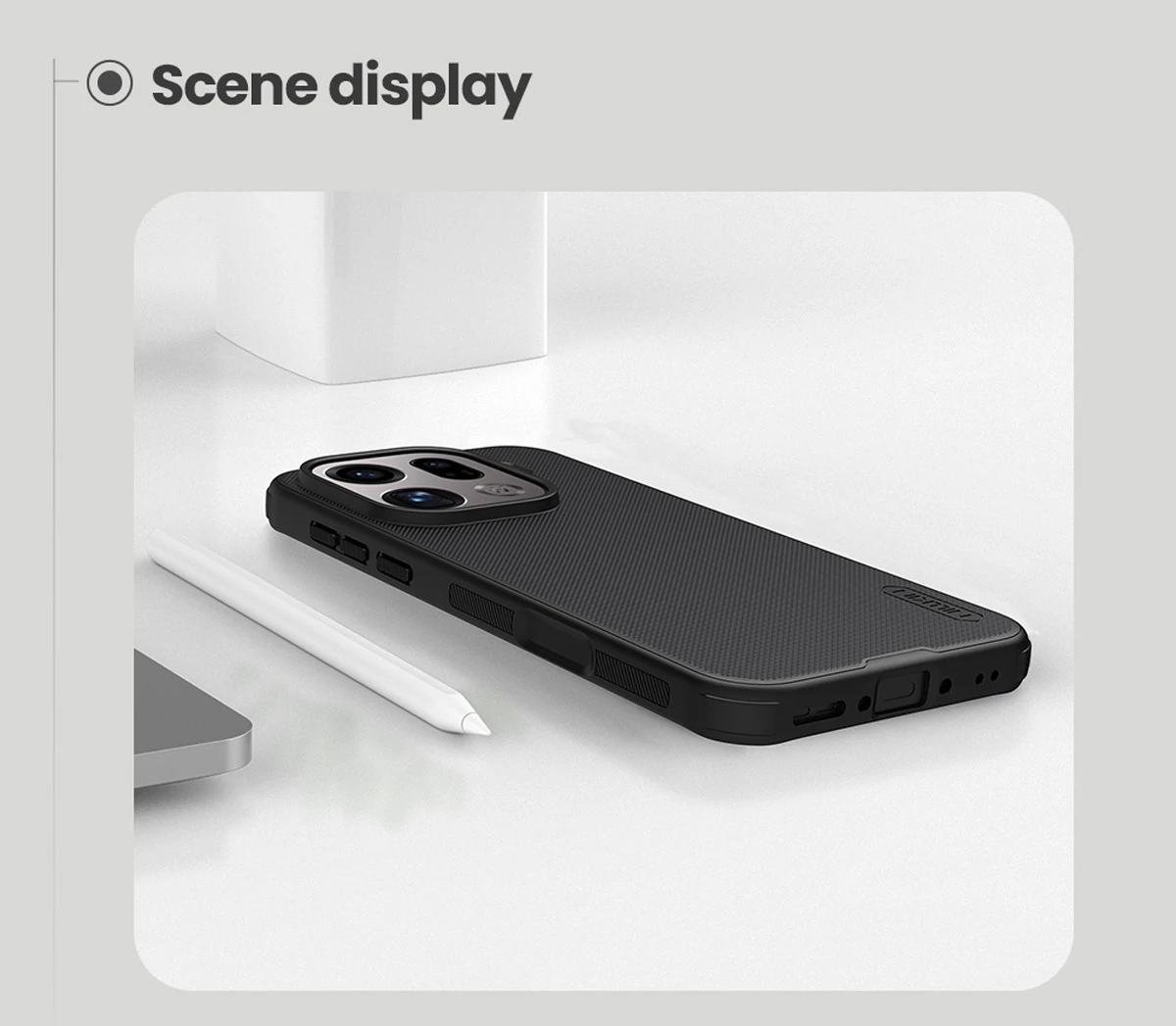 قاب ضدضربه Oppo Find X9 Pro مارک نیلکین مدل Super Frosted Shield Pro