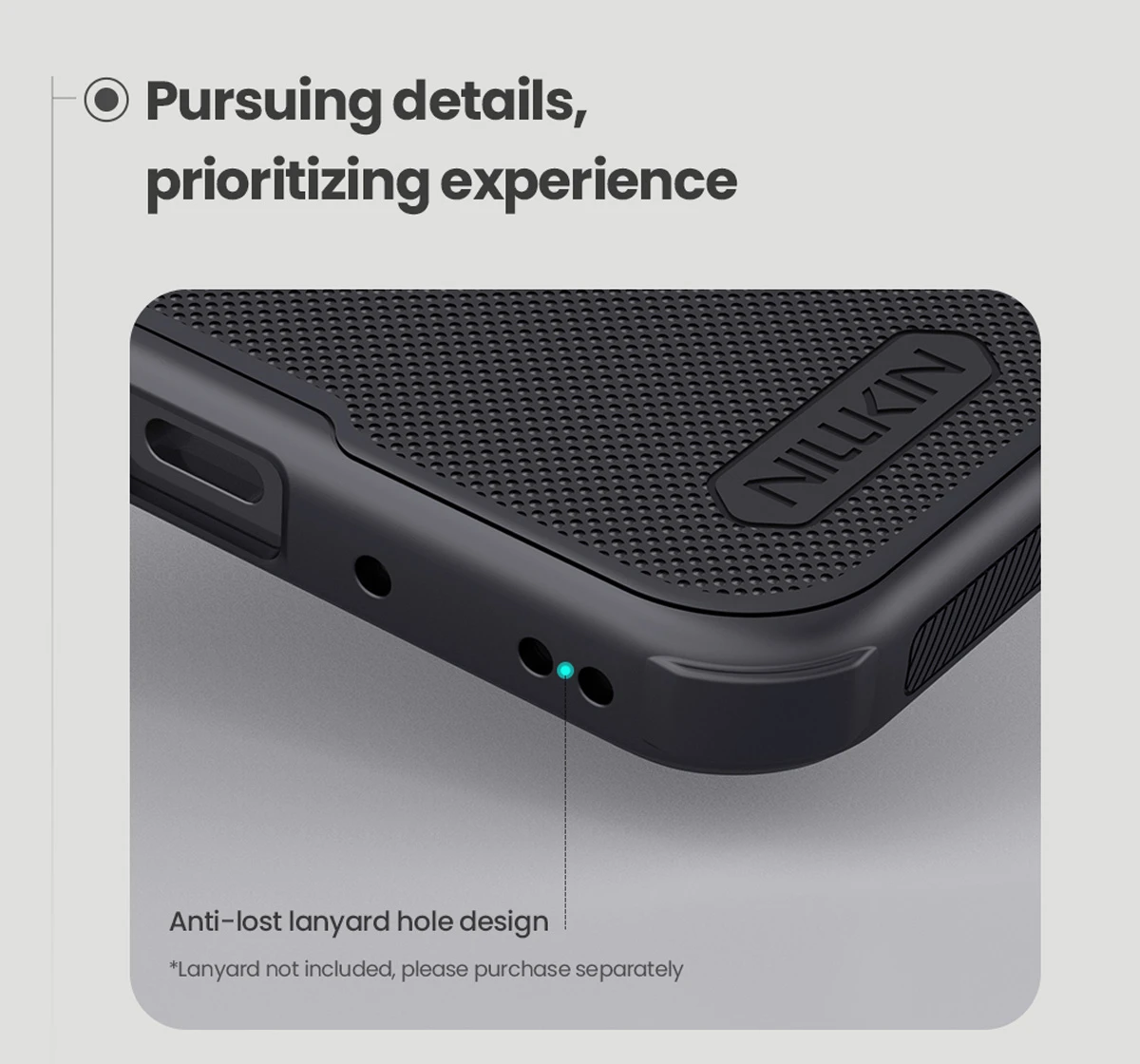 قاب ضدضربه Samsung Galaxy M17-F17 مارک نیلکین مدل Super Frosted Shield Pro