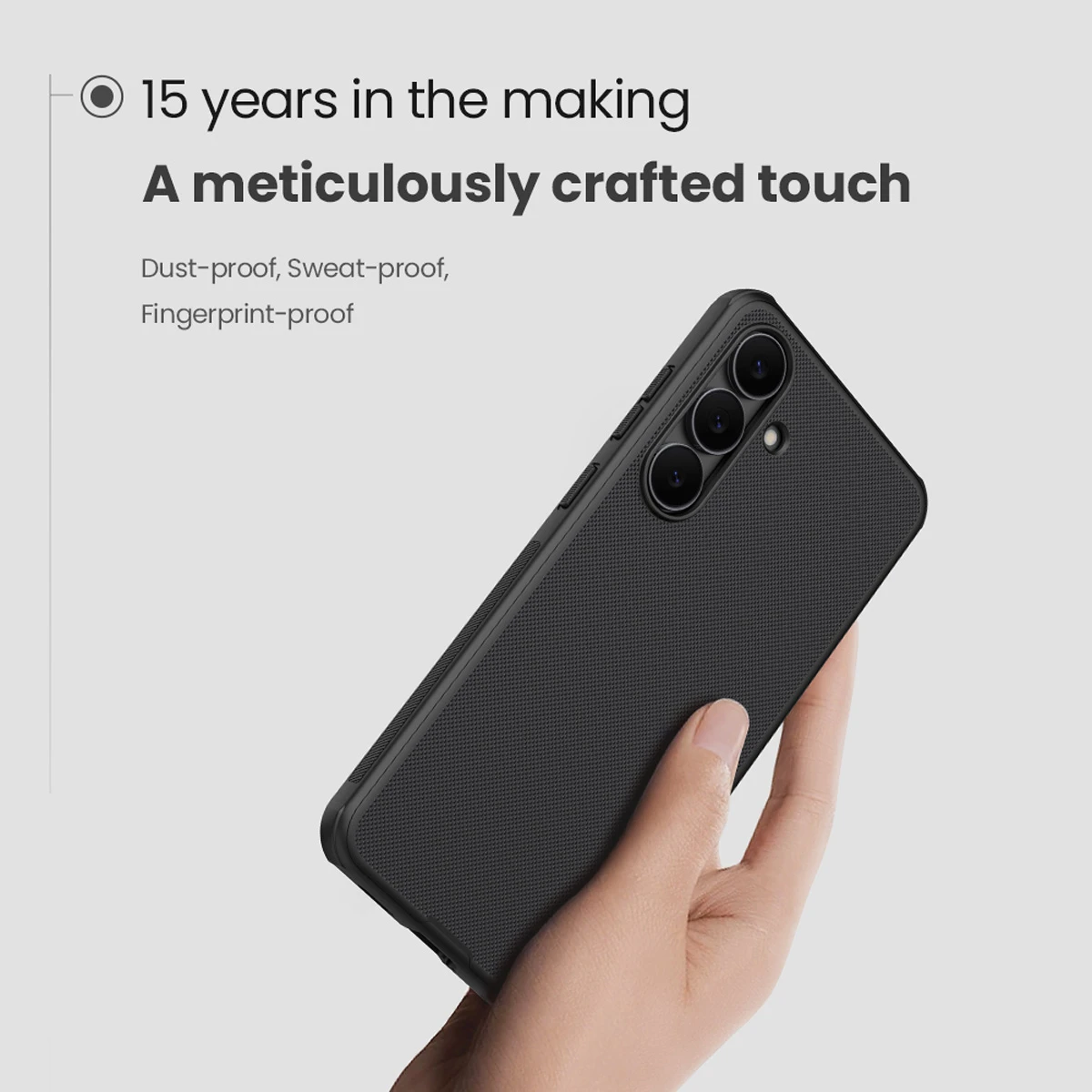 قاب ضدضربه Samsung Galaxy S25 FE مارک نیلکین مدل Super Frosted Shield Pro