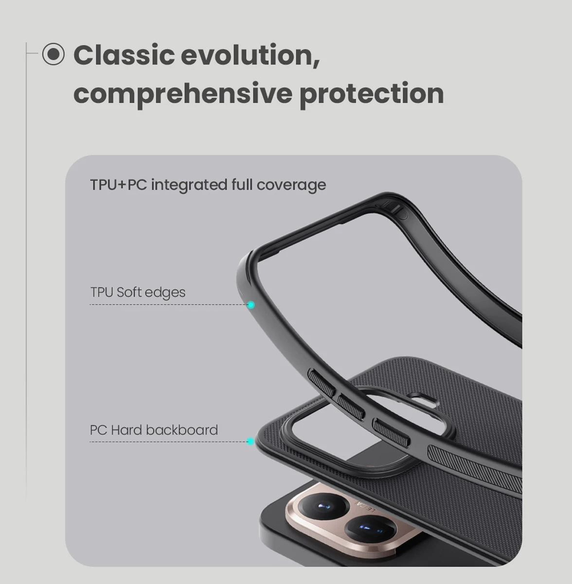 قاب ضدضربه Xiaomi 15T Pro مارک نیلکین مدل Super Frosted Shield Pro