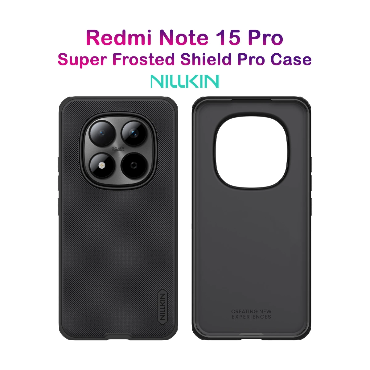 قاب ضدضربه Xiaomi Redmi Note 15 Pro 5G مارک نیلکین مدل Super Frosted Shield Pro