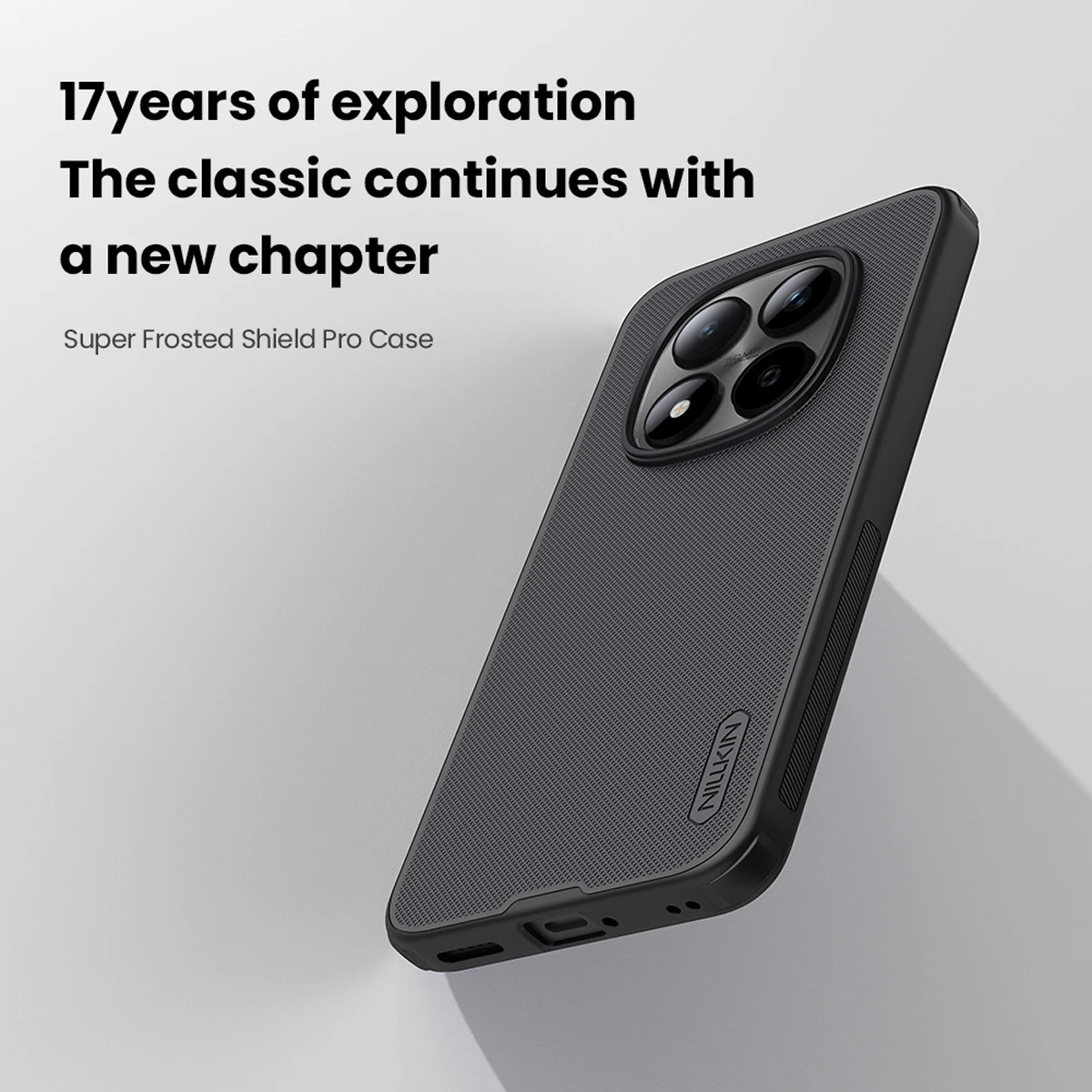 قاب ضدضربه Xiaomi Redmi Note 15 Pro 5G مارک نیلکین مدل Super Frosted Shield Pro