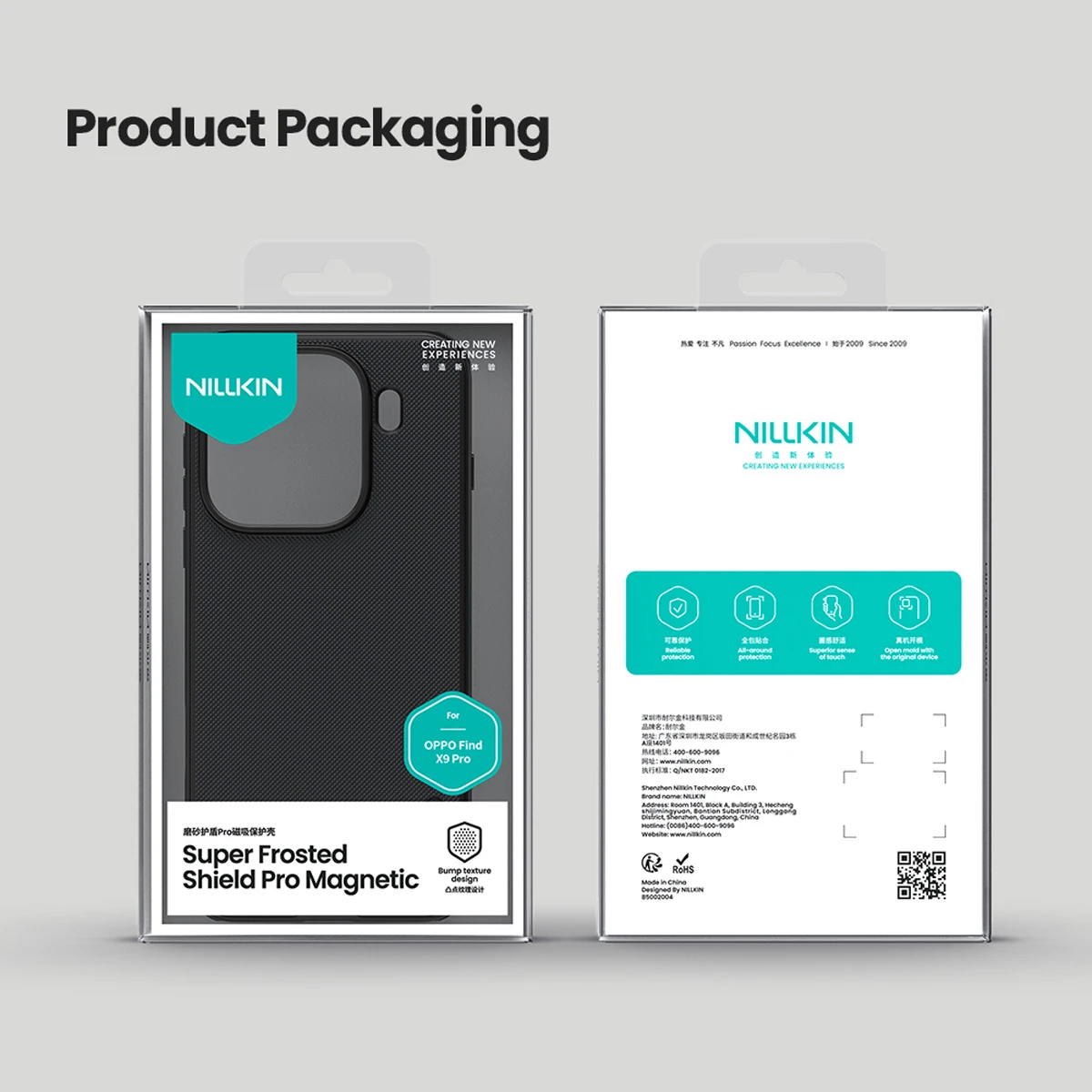 قاب ضدضربه مگنتی Oppo Find X9 Pro مارک نیلکین مدل Super Frosted Shield Pro Magnetic قاب ضدضربه مگنتی Oppo Find X9 Pro مارک نیلکین مدل Super Frosted Shield Pro Magnetic
