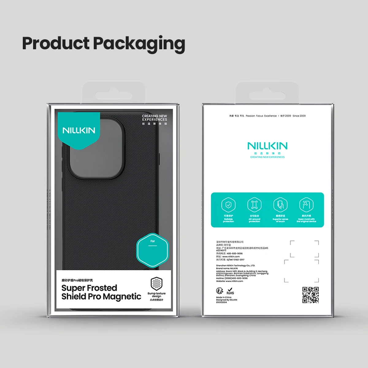 قاب ضدضربه مگنتی Oppo Find X9 مارک نیلکین مدل Super Frosted Shield Pro Magnetic