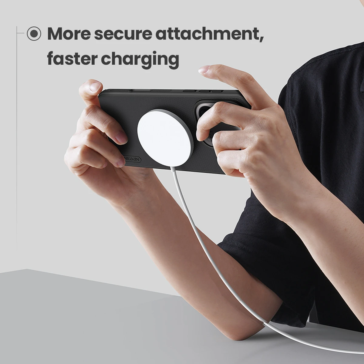 قاب ضدضربه مگنتی Oppo Find X9 مارک نیلکین مدل Super Frosted Shield Pro Magnetic