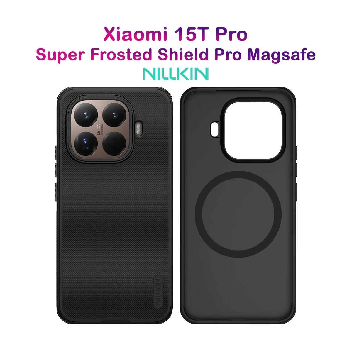 قاب ضدضربه مگنتی Xiaomi 15T Pro مارک نیلکین مدل Super Frosted Shield Pro Magnetic