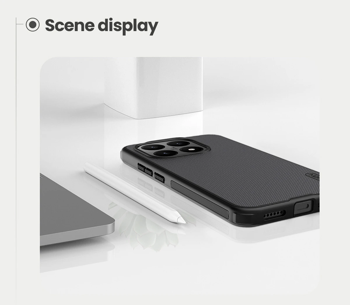 قاب ضدضربه مگنتی Xiaomi 15T مارک نیلکین مدل Super Frosted Shield Pro Magnetic