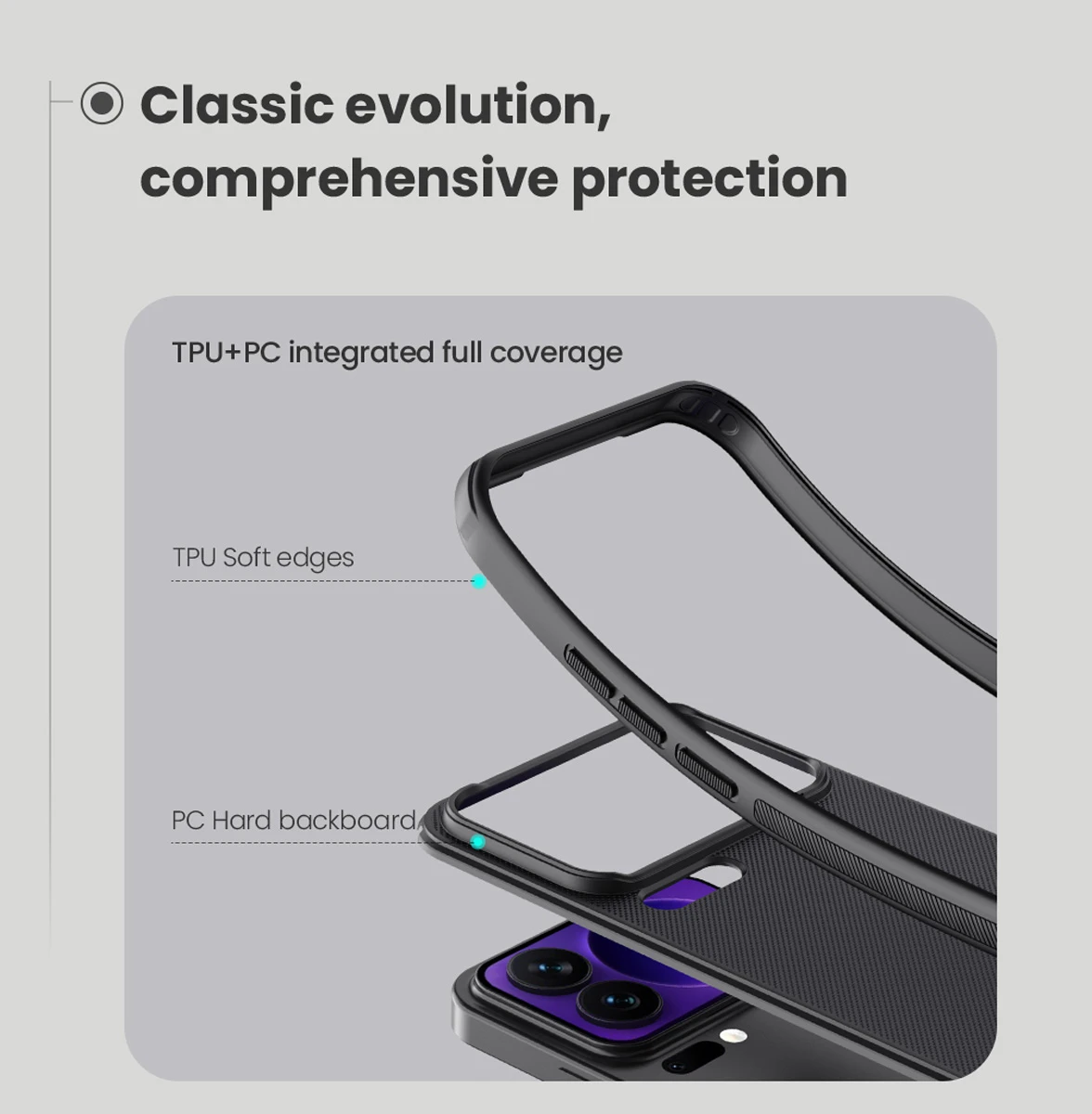 قاب ضدضربه مگنتی XIaomi 17 Pro Max مارک نیلکین مدل Super Frosted Shield Pro Magnetic