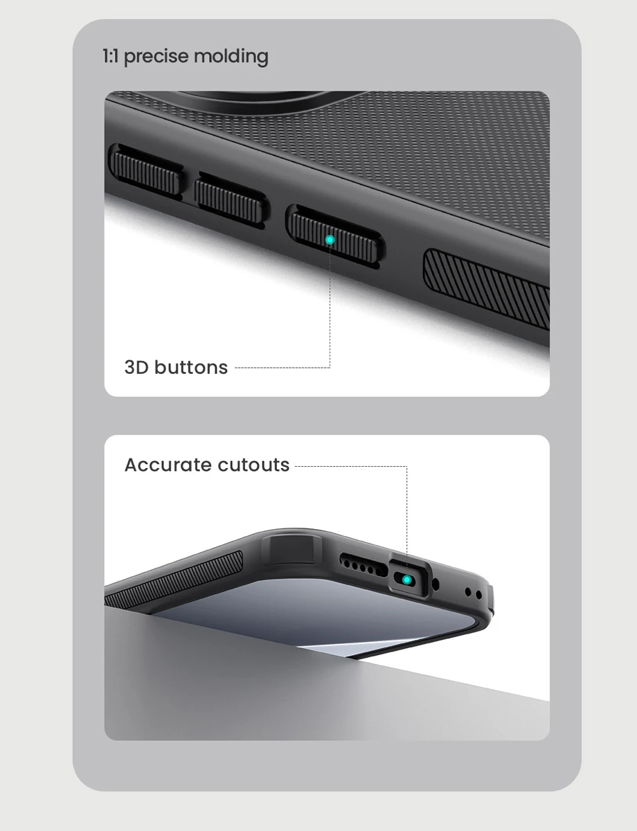 قاب ضدضربه مگنتی Xiaomi 17 مارک نیلکین مدل Super Frosted Shield Pro Magnetic