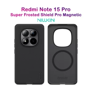 قاب ضدضربه مگنتی Xiaomi Redmi Note 15 Pro 5G مارک نیلکین مدل Super Frosted Shield Pro Magnetic