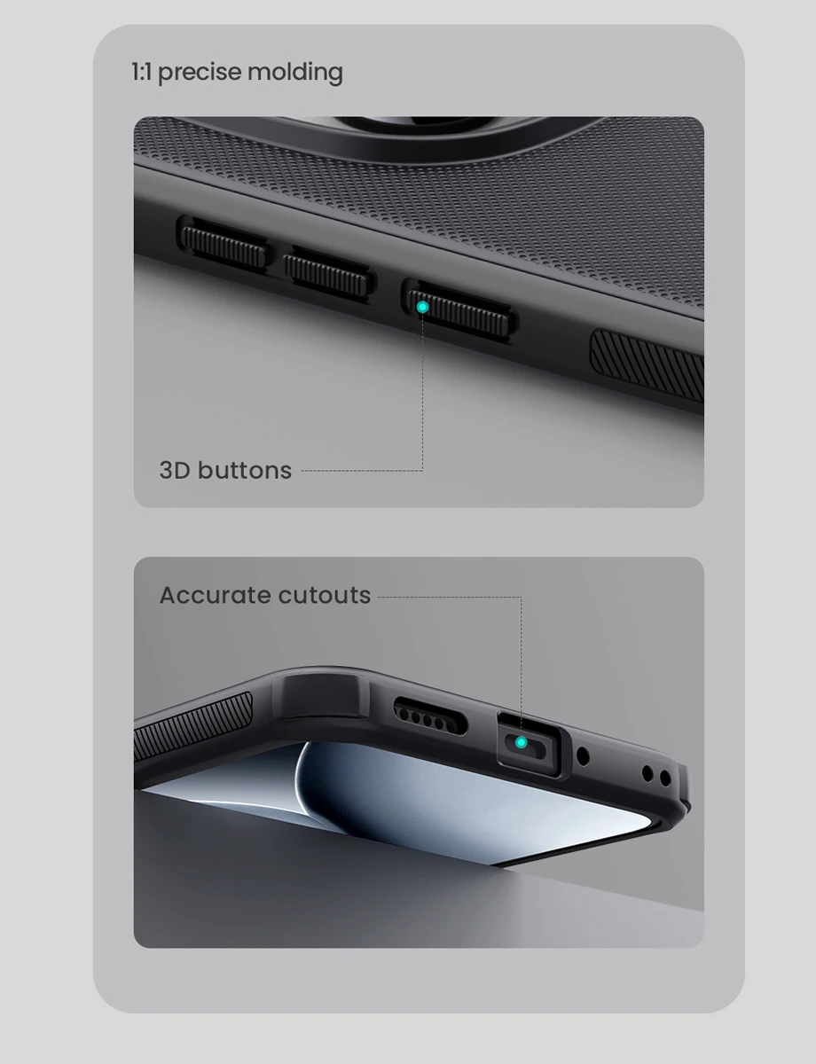 قاب ضدضربه مگنتی Xiaomi Redmi Note 15 Pro 5G مارک نیلکین مدل Super Frosted Shield Pro Magnetic