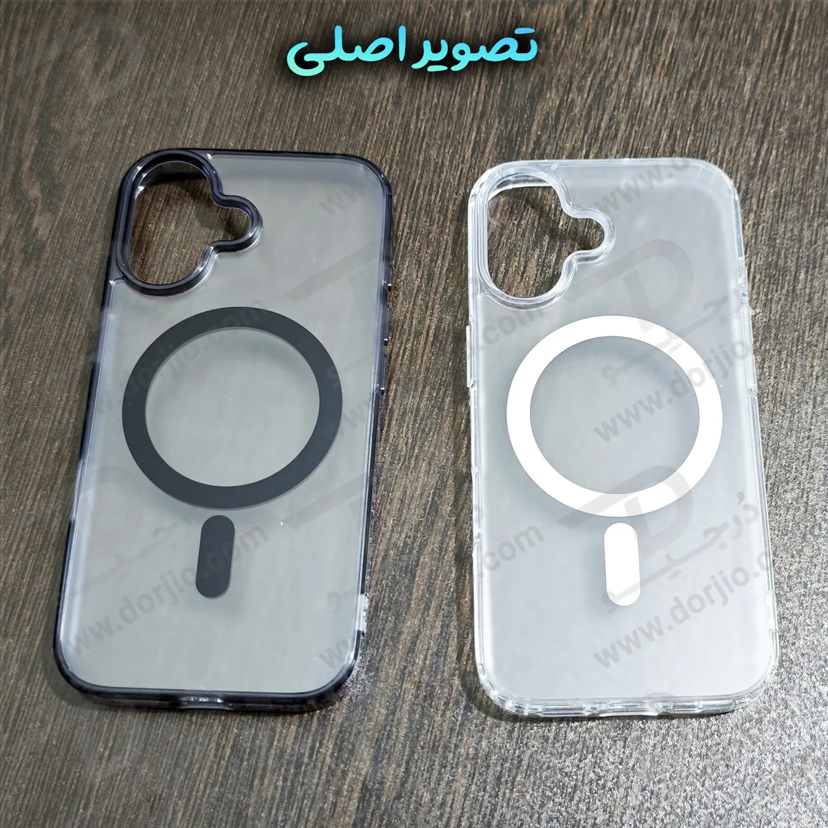 قاب نیمه شفاف مات مگنتی iPhone 17 قاب نیمه شفاف مات مگنتی iPhone 17