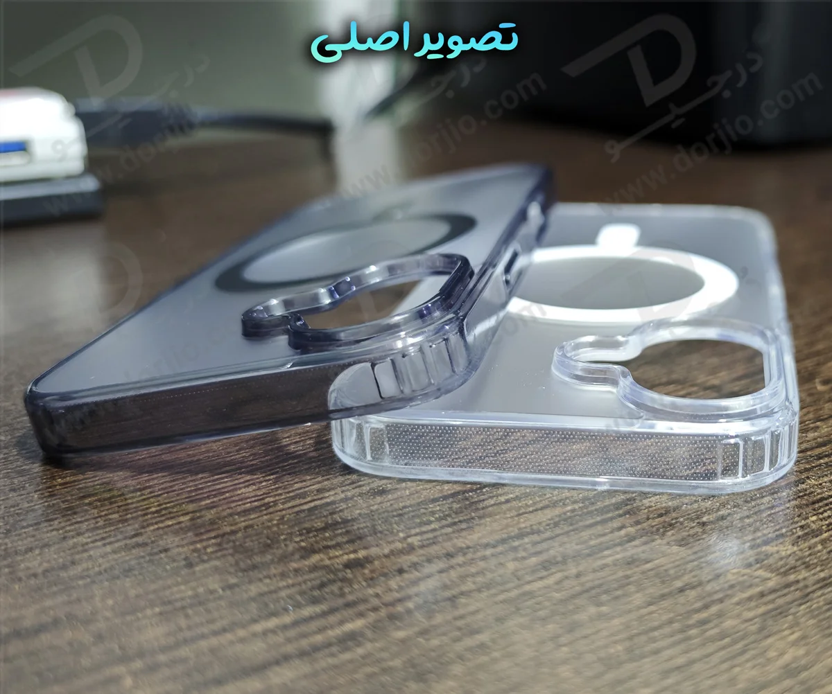 قاب نیمه شفاف مات مگنتی iPhone 17 قاب نیمه شفاف مات مگنتی iPhone 17