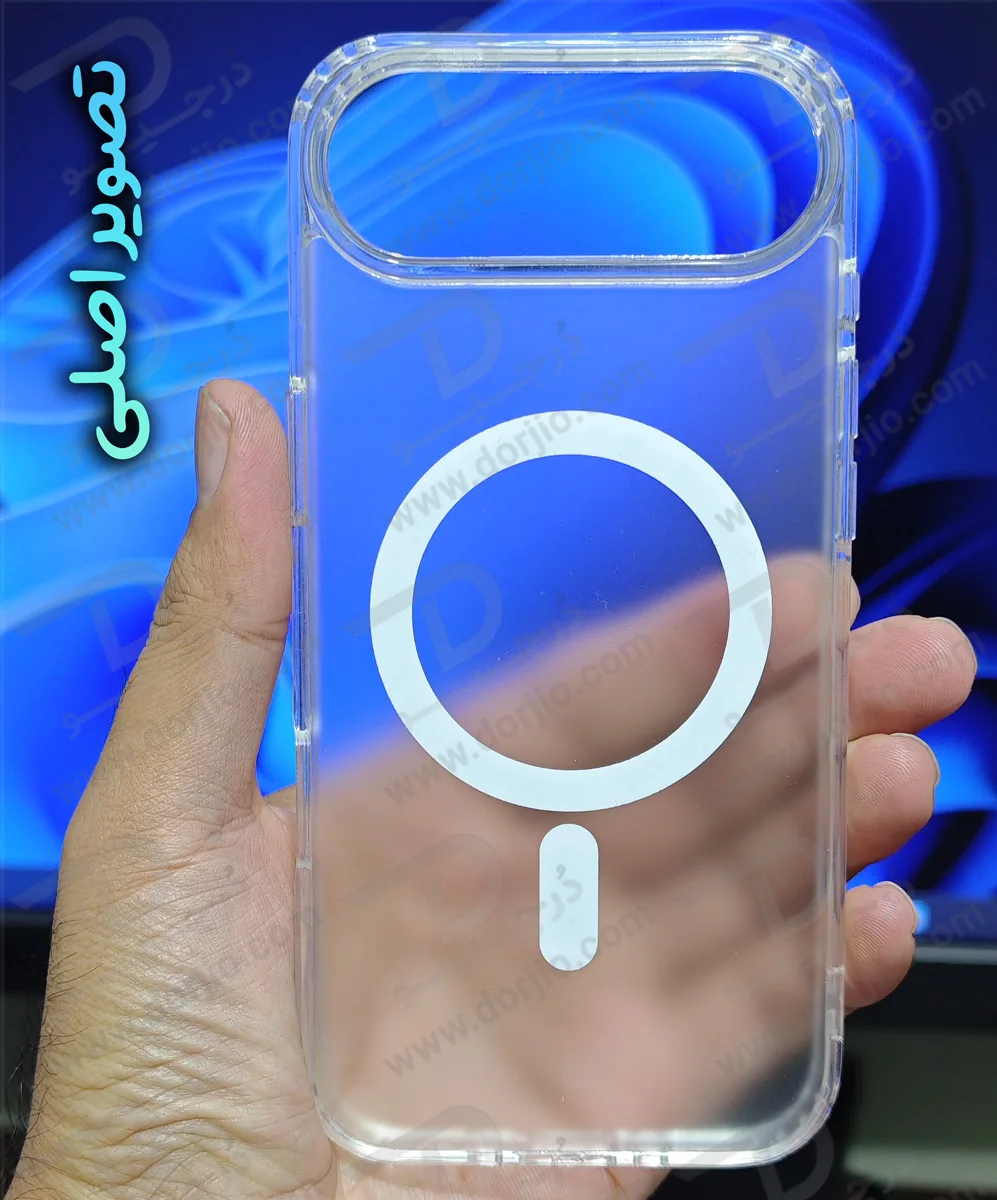 قاب نیمه شفاف مات مگنتی iPhone 17 Air قاب نیمه شفاف مات مگنتی iPhone 17 Air