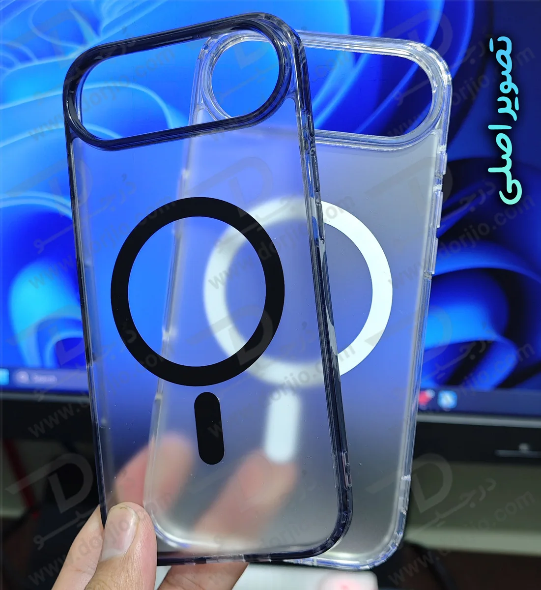 قاب نیمه شفاف مات مگنتی iPhone 17 Air قاب نیمه شفاف مات مگنتی iPhone 17 Air