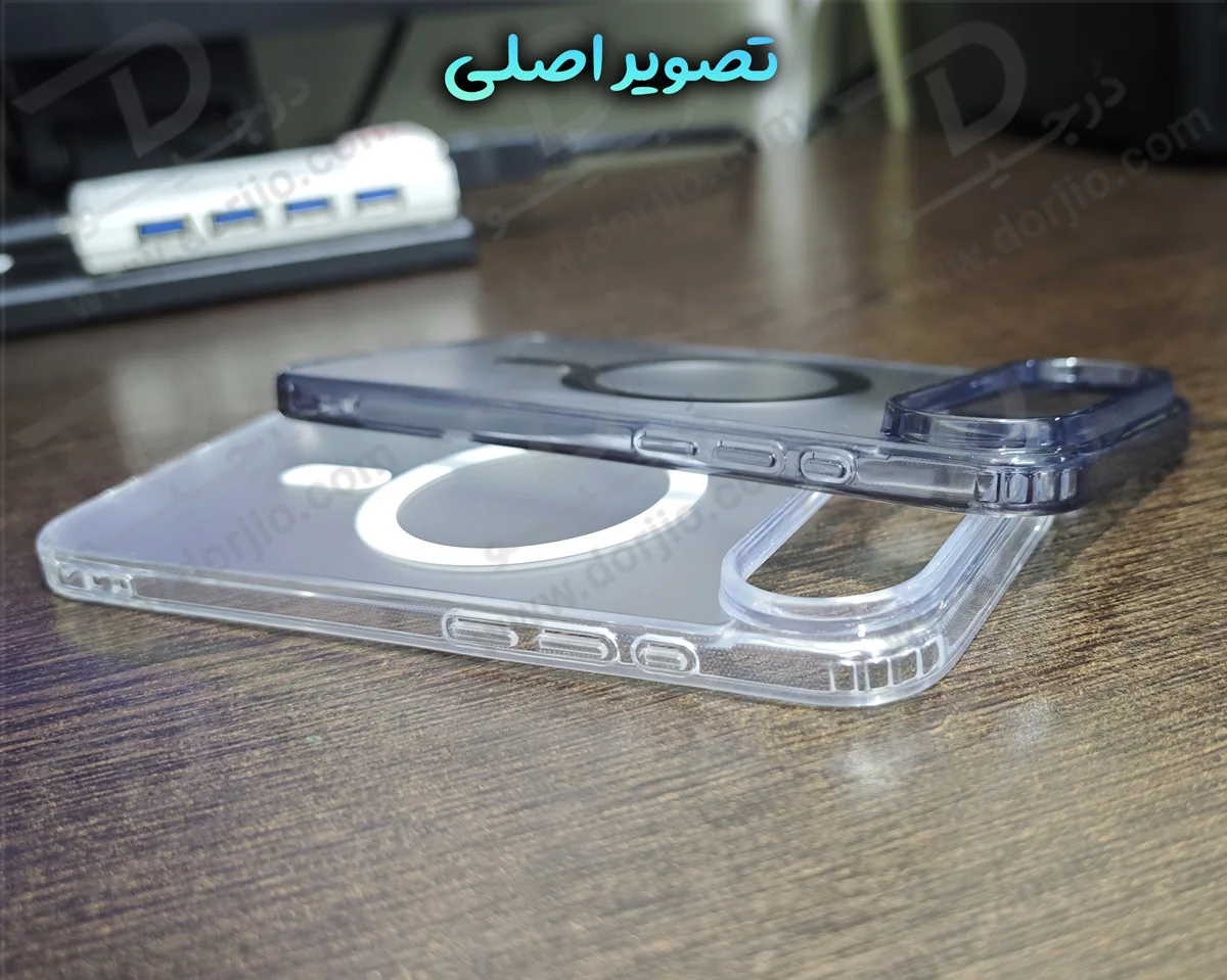 قاب نیمه شفاف مات مگنتی iPhone 17 Air قاب نیمه شفاف مات مگنتی iPhone 17 Air