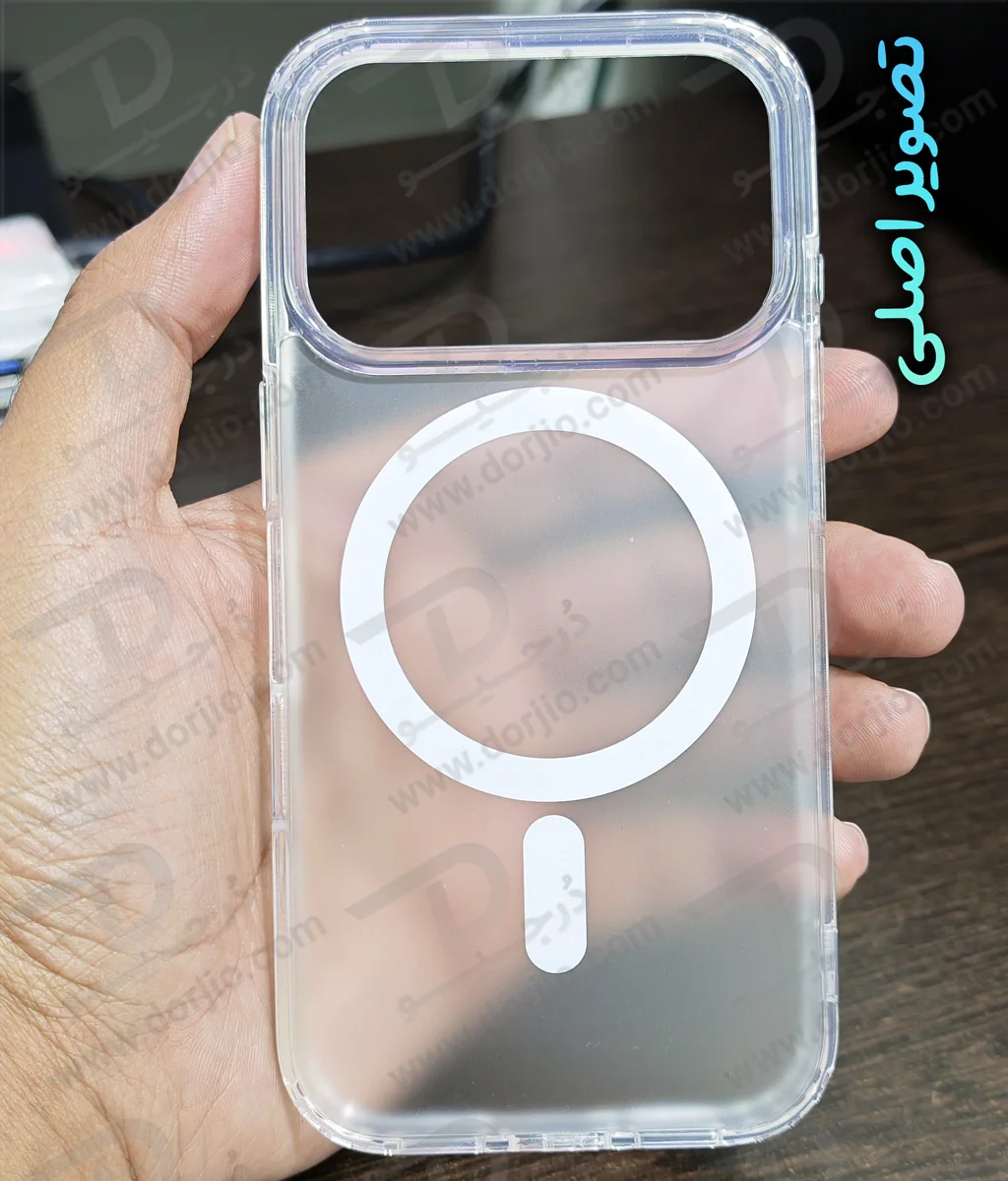 قاب نیمه شفاف مات مگنتی iPhone 17 Pro
