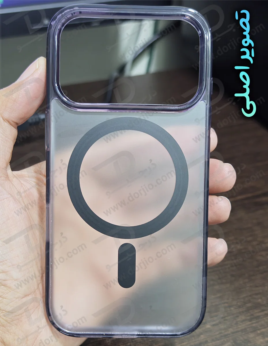 قاب نیمه شفاف مات مگنتی iPhone 17 Pro