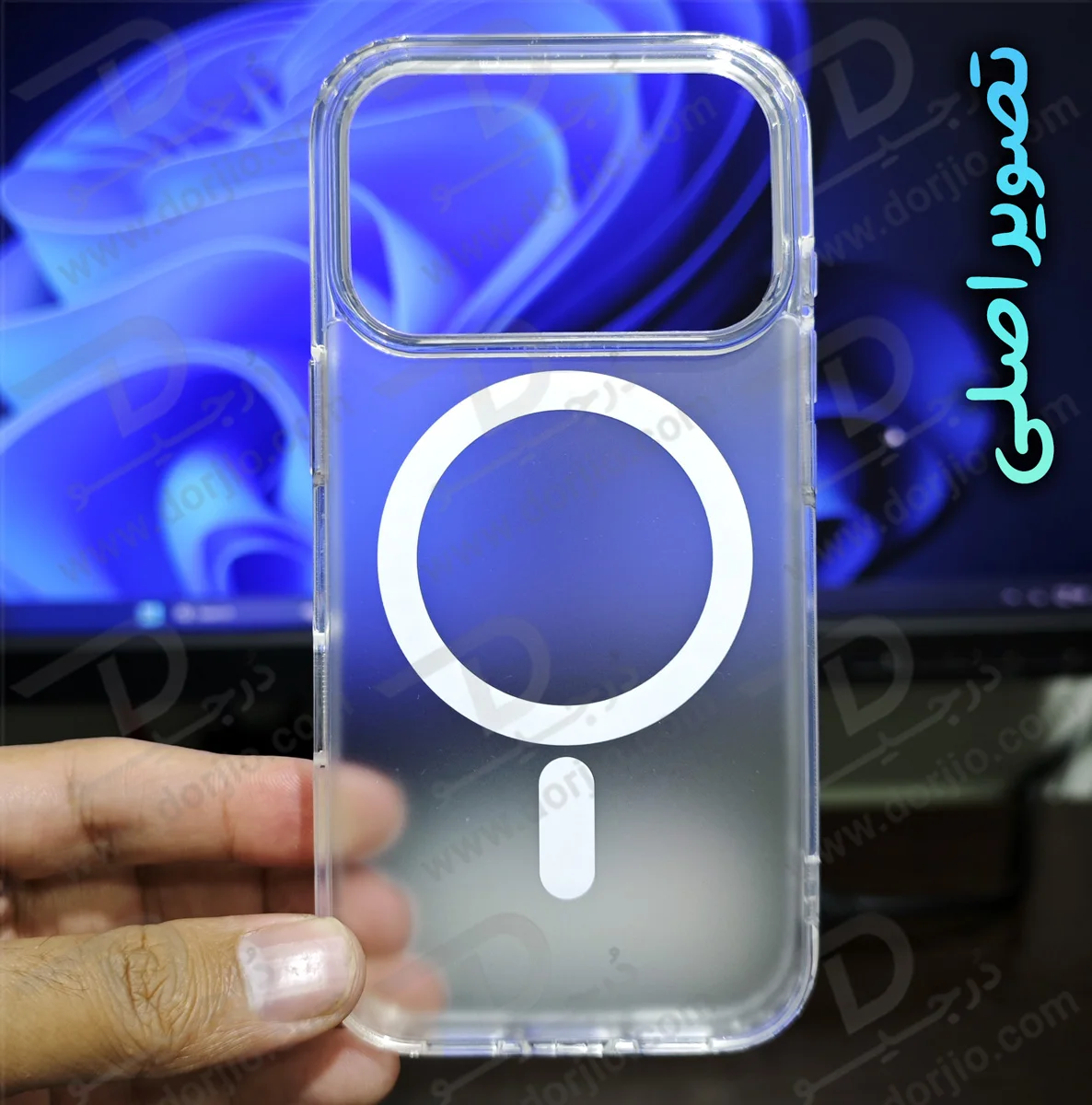 قاب نیمه شفاف مات مگنتی iPhone 17 Pro قاب نیمه شفاف مات مگنتی iPhone 17 Pro