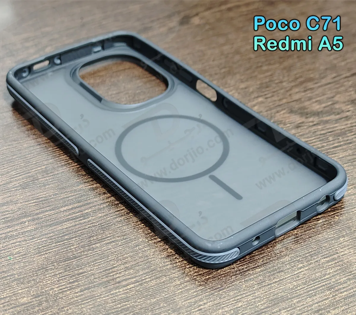 قاب پشت مات طرح مگسیف Xiaomi Poco C71