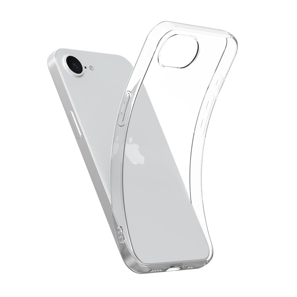 قاب ژله ای شفاف iPhone 16e قاب ژله ای شفاف iPhone 16e