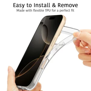 قاب ژله ای شفاف iPhone 17 Pro Max