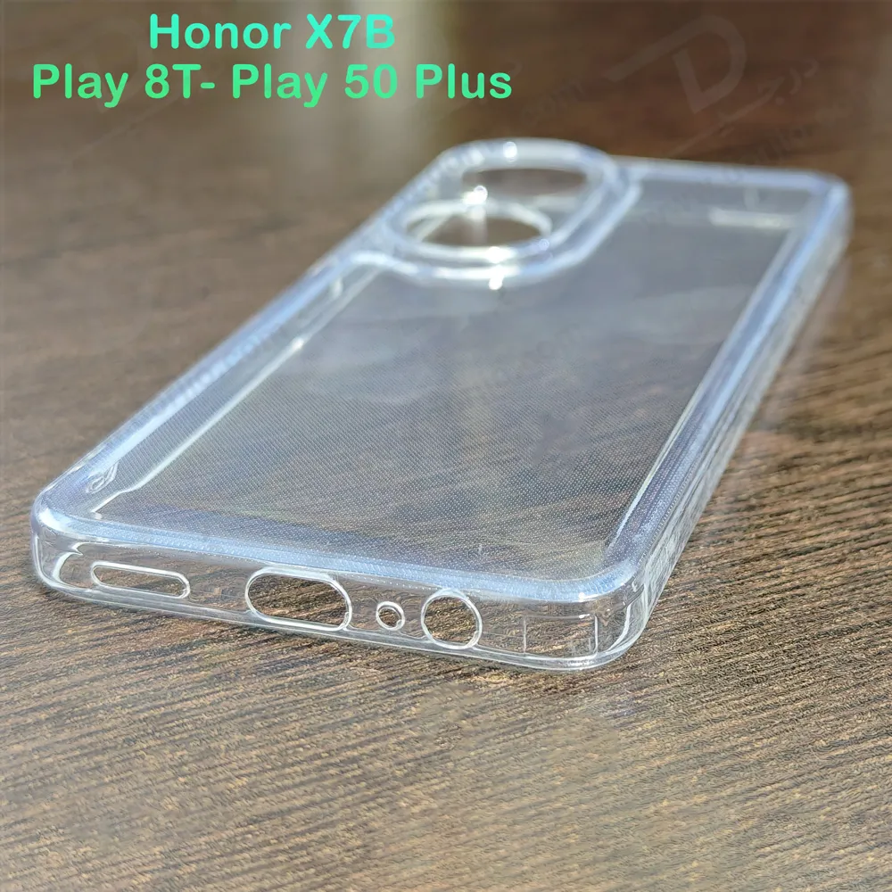 قاب ژله‌ای شفاف فول کاور Honor Play 8T