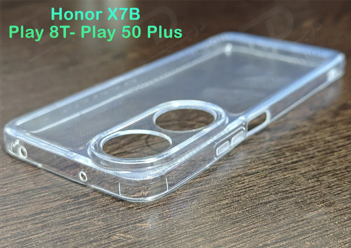 قاب ژله‌ای شفاف فول کاور Honor X7B