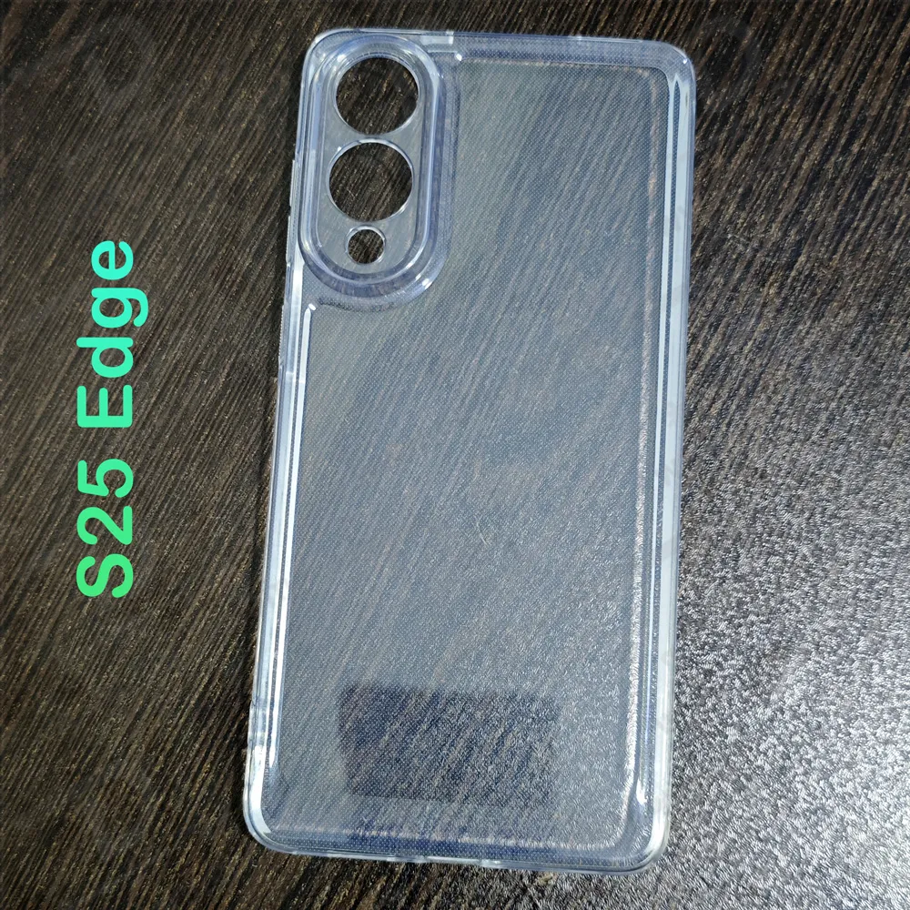 قاب ژله‌ای شفاف فول کاور Samsung Galaxy S25 EDGE