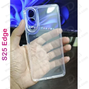قاب ژله‌ای شفاف فول کاور Samsung Galaxy S25 Edge