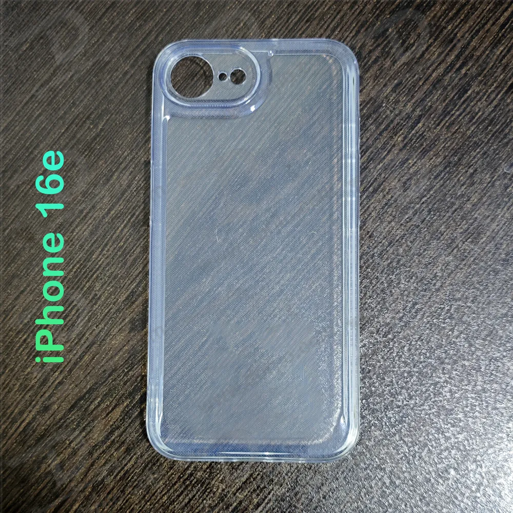قاب ژله‌ای شفاف فول کاور iPhone 16e