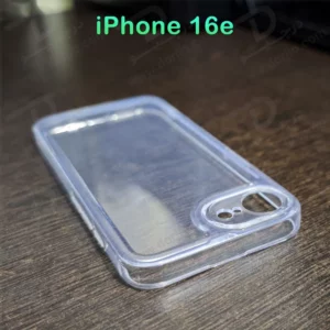 قاب ژله‌ای شفاف فول کاور iPhone 16e