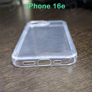 قاب ژله‌ای شفاف فول کاور iPhone 16e