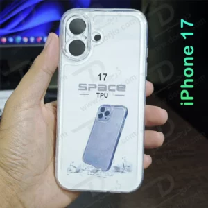 قاب ژله‌ای شفاف فول کاور iPhone 17