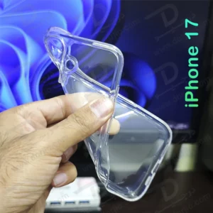 قاب ژله‌ای شفاف فول کاور iPhone 17