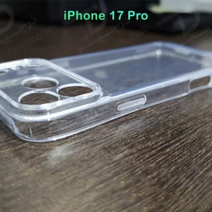 قاب ژله‌ای شفاف فول کاور iPhone 17 Pro