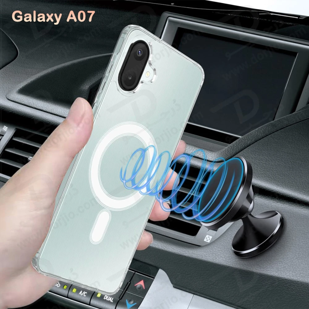قاب کریستالی شفاف مگنتی Samsung Galaxy A07