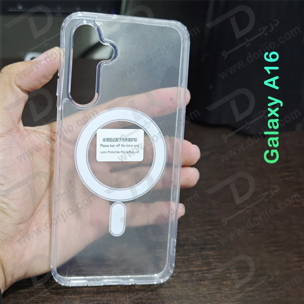 قاب کریستالی شفاف مگنتی Samsung Galaxy A16