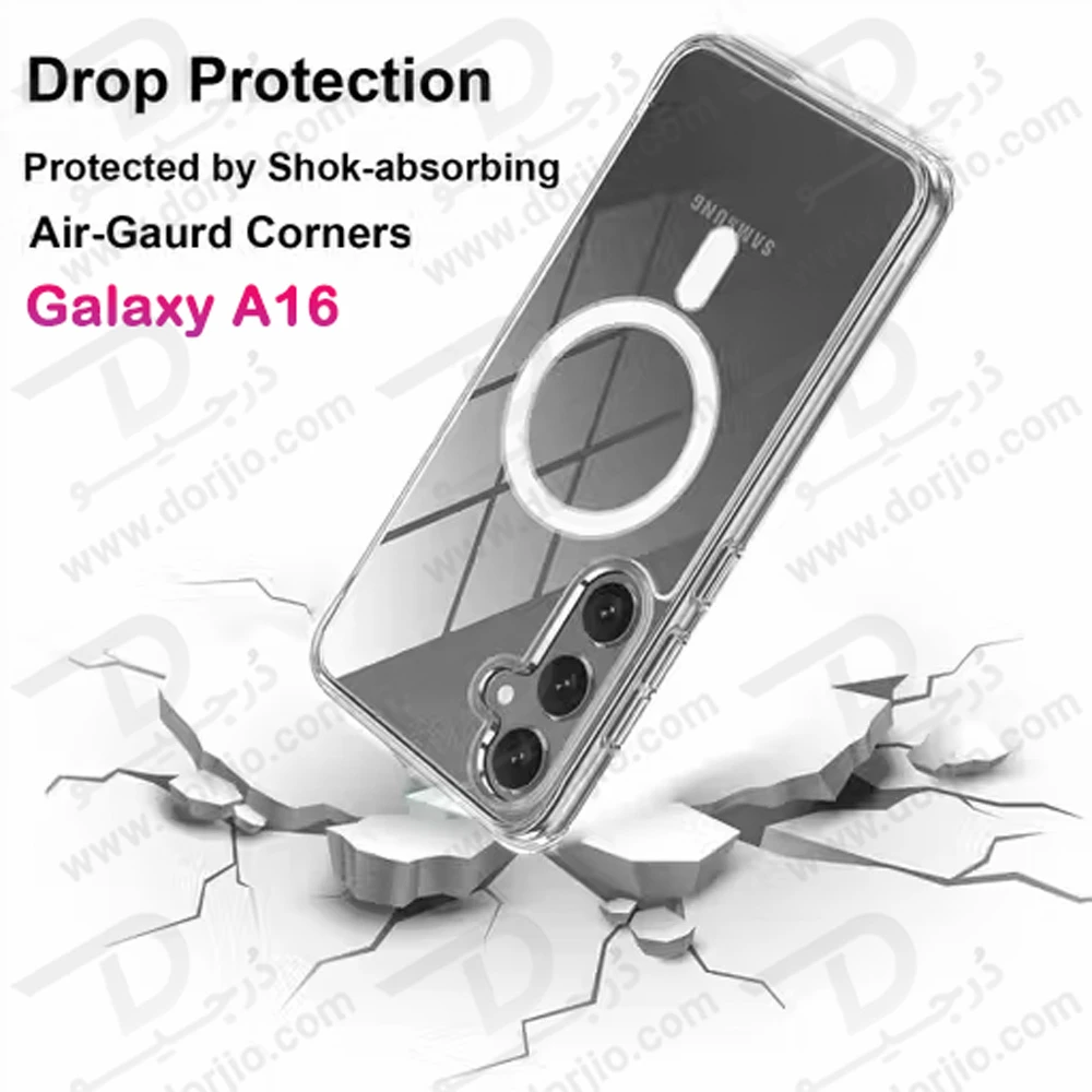 قاب کریستالی شفاف مگنتی Samsung Galaxy A16