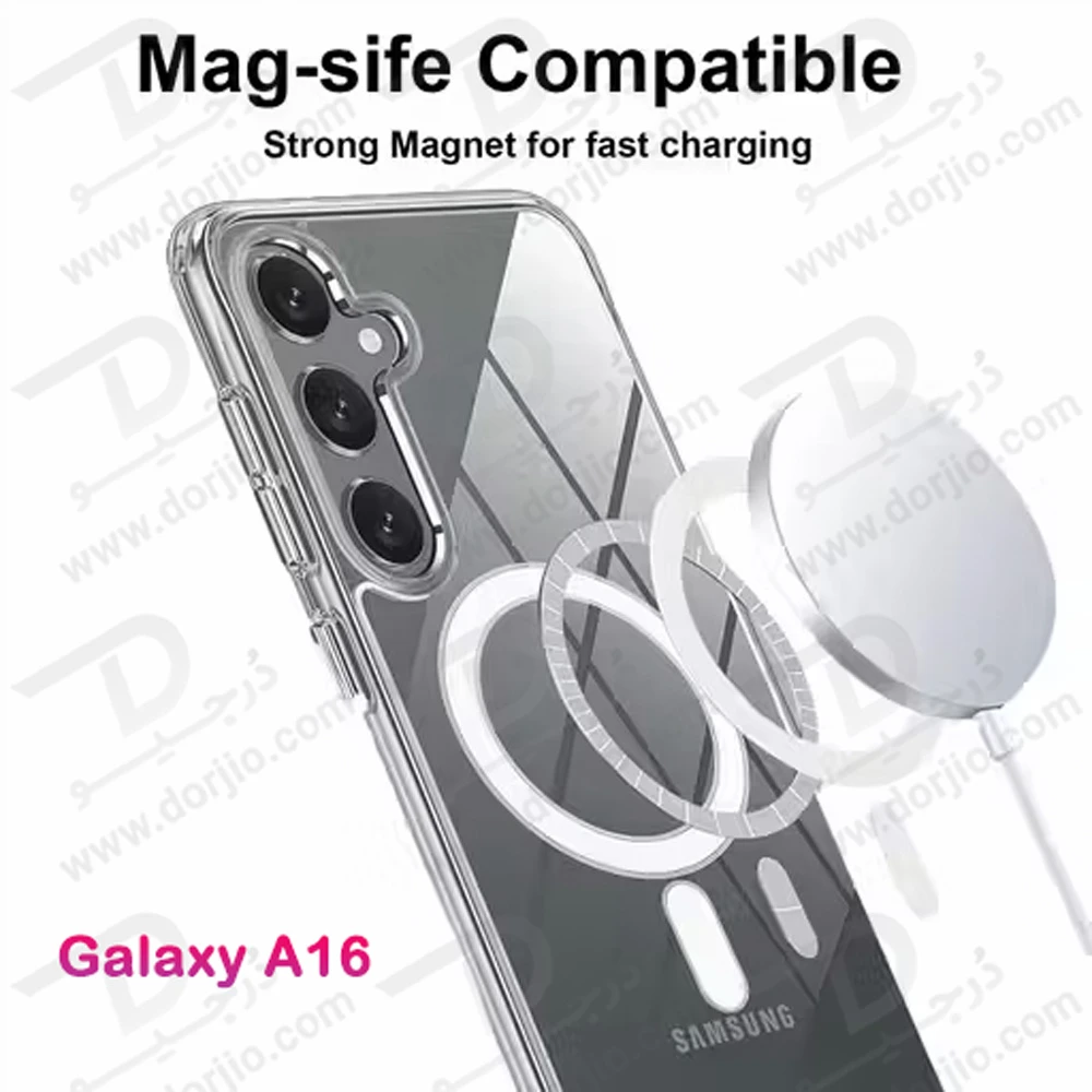 قاب کریستالی شفاف مگنتی Samsung Galaxy A16