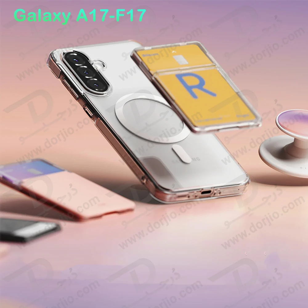 قاب کریستالی شفاف مگنتی Samsung Galaxy A17