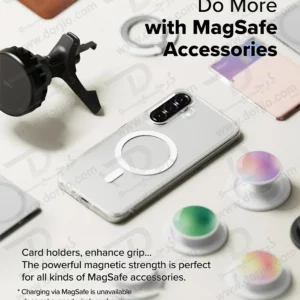 قاب کریستالی شفاف مگنتی Samsung Galaxy A17