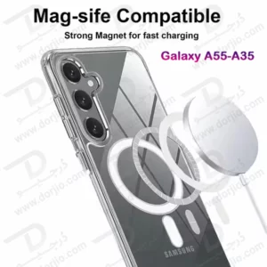 قاب کریستالی شفاف مگنتی Samsung Galaxy A35
