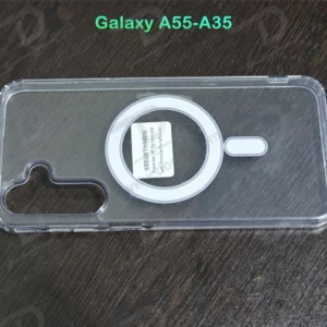 قاب کریستالی شفاف مگنتی Samsung Galaxy A55