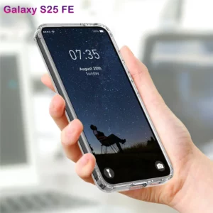 قاب کریستالی شفاف مگنتی Samsung Galaxy S25 FE