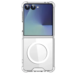 قاب کریستالی شفاف مگنتی Samsung Galaxy Z Flip 7