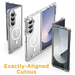 قاب کریستالی شفاف مگنتی Samsung Galaxy Z Fold 7