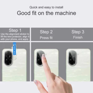 محافظ لنز Poco C71 مدل تمام شفاف