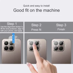 محافظ لنز Xiaomi 15T Pro مدل تمام شفاف